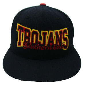 USC Trojans Hat Cap Snap Back One Size Black NCAA Football Top Of The World